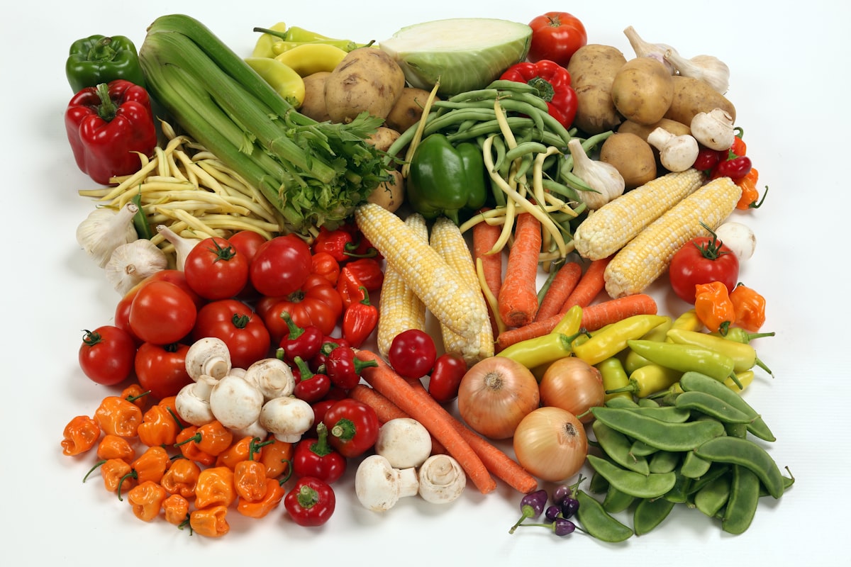 Fresh chiles and spices for flavorful healthy cooking